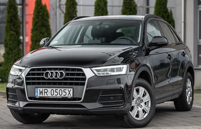 audi q3 mazowieckie Audi Q3 cena 87500 przebieg: 106000, rok produkcji 2017 z Skoczów